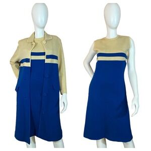 60’s Vintage Mod Gina Teresa Two-Piece Wool Set